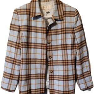 Doncaster Plaid Jacket - Blue and Brown